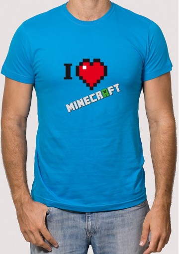 Camiseta I love Minecraft