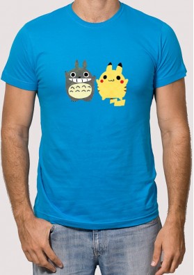 Camiseta Totoro Pikachu