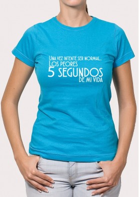 Camiseta Frase Cinco Segundos