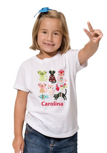 Camiseta Gatos Personalizada