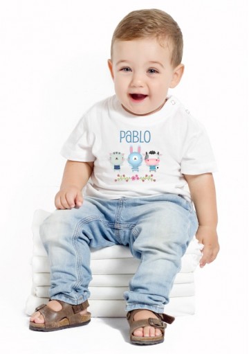 Camiseta Animalitos Niños