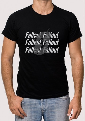 Camiseta Logo Fallout Rayo