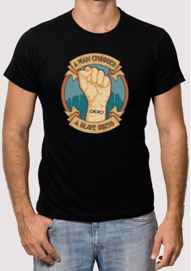 Camiseta Bioshock A man chooses, a slave obeys