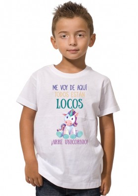 Camiseta arre unicornio