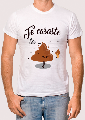 camiseta para hombre \"Te casaste la ...cagaste\"