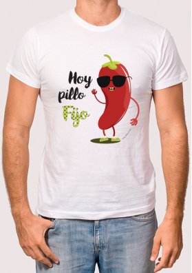 Camiseta para hombre \"Hoy pillo fijo\"