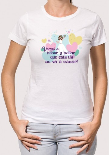 Camiseta Despedida Beber y Bailar 