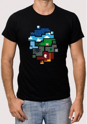 Camiseta Mundo Minecraft